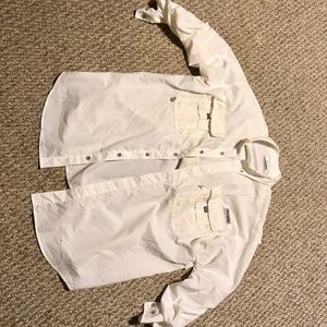 Columbia Men’s PFG Bahama Long Sleeve Shirt White